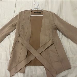 Zara faux suede jacket